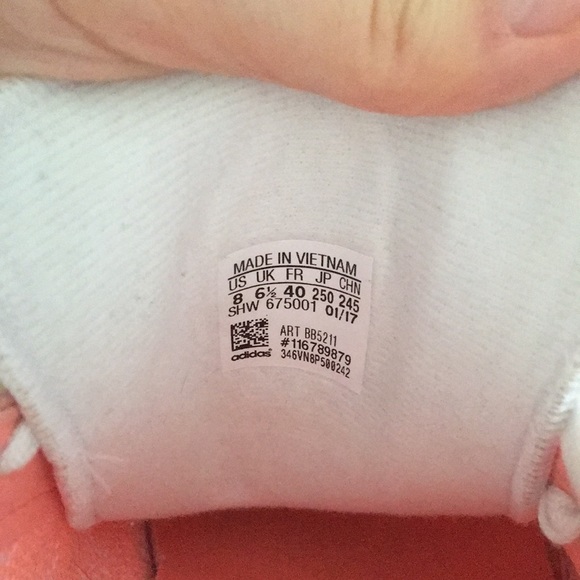 Bright Pink Adidas Sneakers - Picture 4 of 6